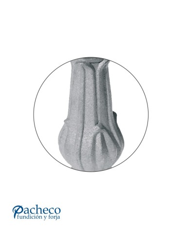 Macolla de Hierro Fundido Estampada para Redondo 20 mm