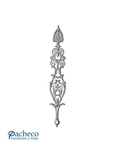 Balaustrada de Aluminio Fundido Ornamental con Filigrana M8