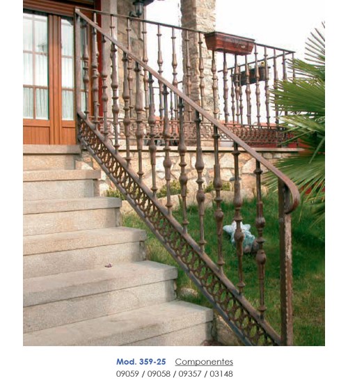 Macolla de Hierro Fundido Cilindrica Lisa Alta para Redondo 20 mm