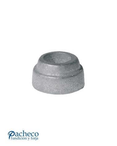 Macolla de Hierro Fundido Cilindrica Lisa para Redondo 16 - 20 mm