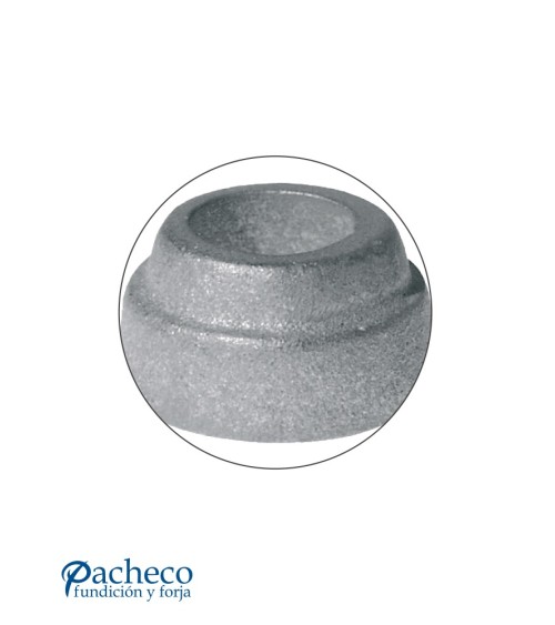 Macolla de Hierro Fundido Cilindrica Lisa para Redondo 16 - 20 mm