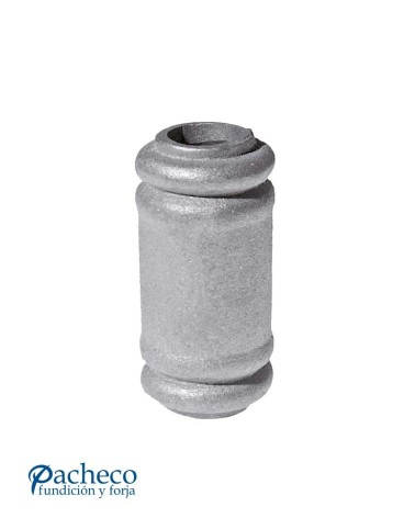 Macolla de Hierro Fundido Ciindrica Lisa para Redondo 20 mm