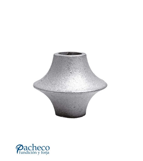 Macolla de Hierro Fundido Curvada Simétrica para Redondo 20 mm