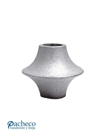 Macolla de Hierro Fundido Curvada Simétrica para Redondo 20 mm