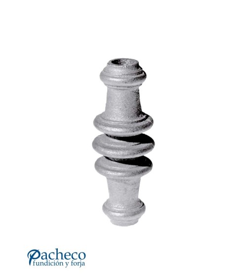 Macolla de Hierro Fundido Torneada Alta para Redondo 16 mm