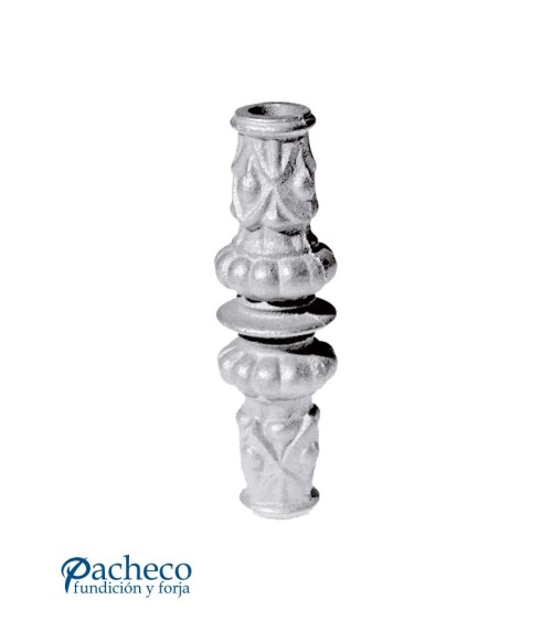 Macolla de Hierro Fundido Ornamental Alta para Redondo 16 mm