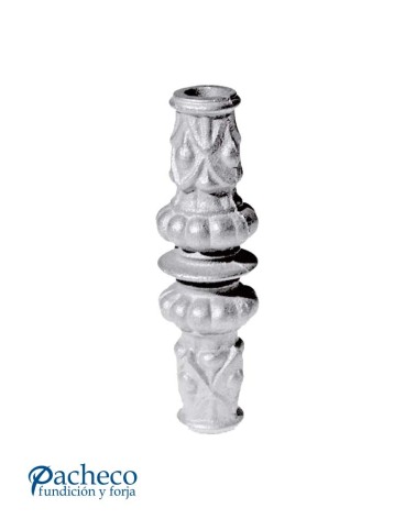 Macolla de Hierro Fundido Ornamental Alta para Redondo 16 mm