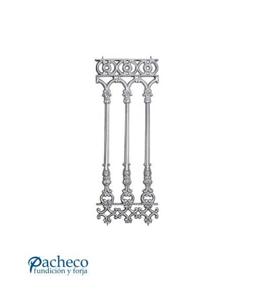 Balaustrada de Aluminio Fundido Composición de Balaustres M8 x2