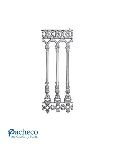 Balaustrada de Aluminio Fundido Composición de Balaustres M8 x2