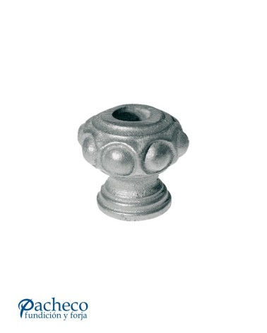 Macolla de Hierro Fundido con Bolas Decorativas para Redondo 16 mm