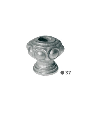 Macolla de Hierro Fundido con Bolas Decorativas para Redondo 16 mm