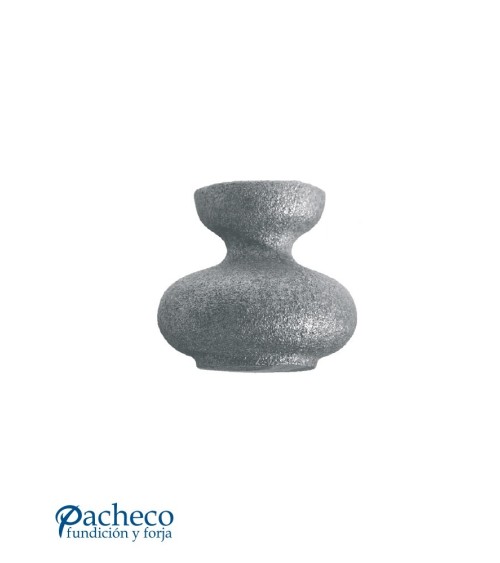Macolla de Hierro Fundido Tipo Jarrón Maciza
