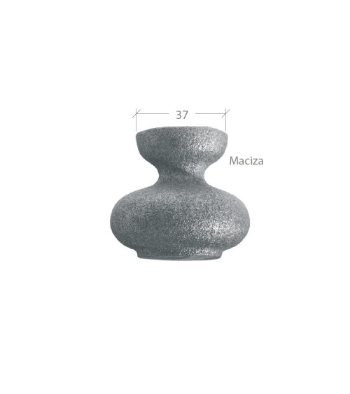 Macolla de Hierro Fundido Tipo Jarrón Maciza