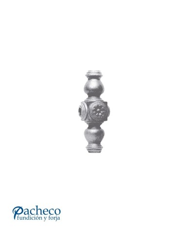 Macolla de Hierro Fundido para Unión de Barrotes de Redondo 16 mm