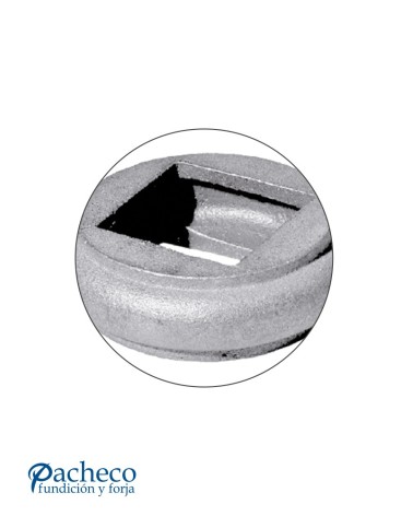 Base de Hierro Fundido Simple para Cuadrado 30 - 40 mm