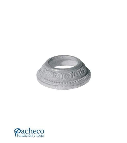 Base Ornamental de Hierro Fundido para Redondo 55 - 65 mm