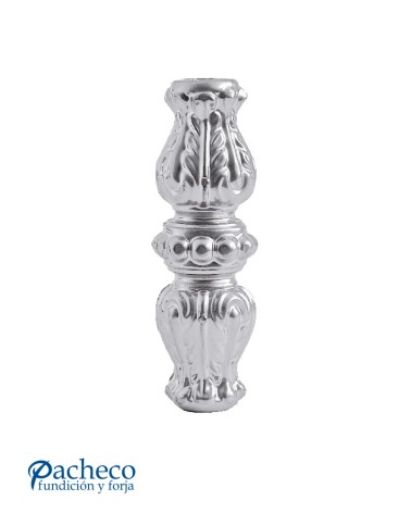 Macolla de Aluminio Fundido Ornamental Alta para Redondo 14 - 16 mm