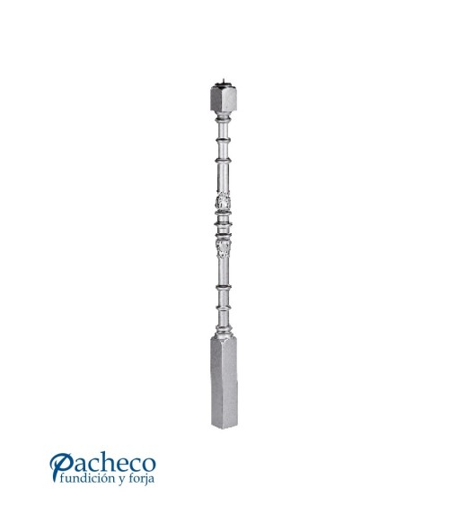 Arranque de Aluminio Fundido con Cuerpo Ornamental Estilizado para Escalera M10