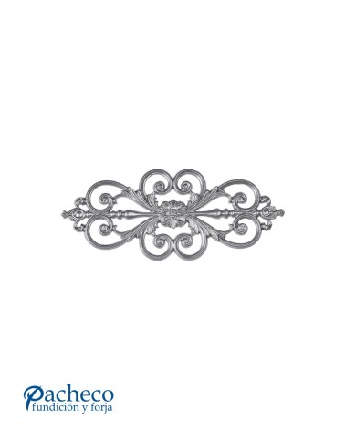 Plafón Ornamental Floral de Aluminio Fundido con Filigranas