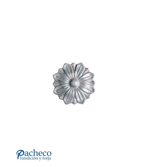 Rosetón Girasol Adorno de Aluminio Fundido