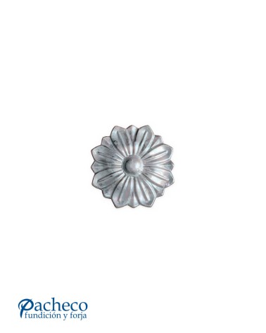 Rosetón Girasol Adorno de Aluminio Fundido