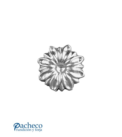 Rosetón Adorno de Aluminio Fundido