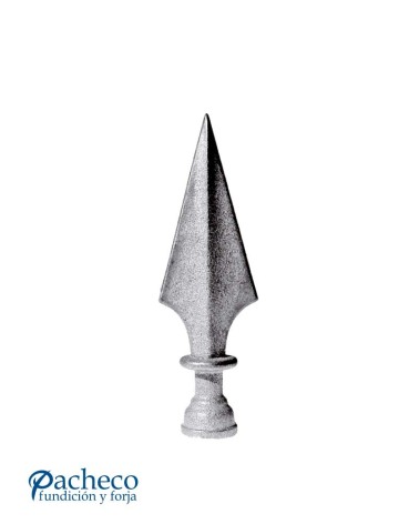 Lanza de Hierro Fundido en Punta Simple para Redondo 16 mm