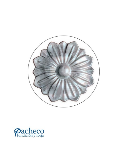 Rosetón Girasol Adorno de Aluminio Fundido