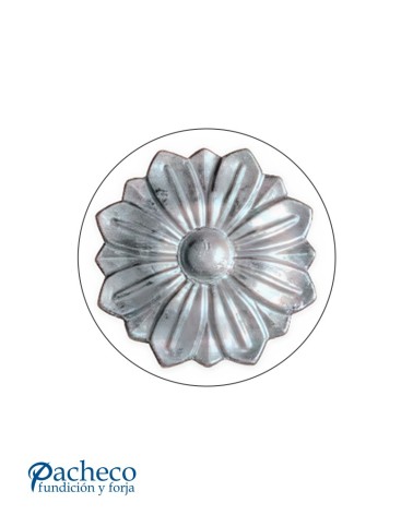Rosetón Girasol Adorno de Aluminio Fundido