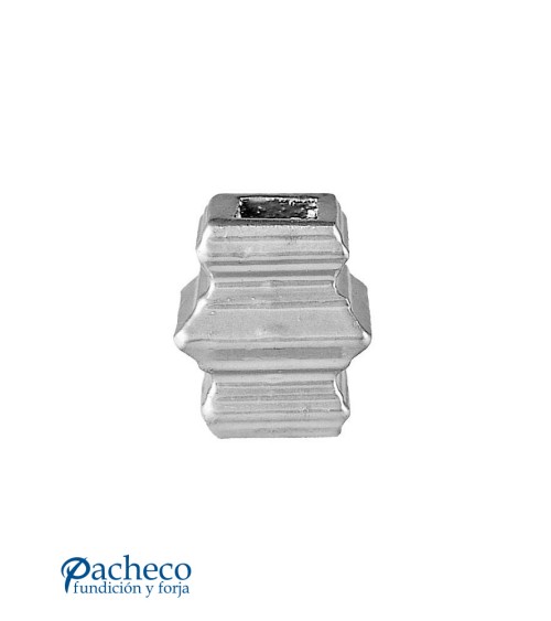 Macolla de Aluminio Fundido Cuadrada para Cuadrado 12- 14 - 16 - 20 mm