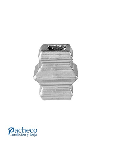 Macolla de Aluminio Fundido Cuadrada para Cuadrado 12- 14 - 16 - 20 mm