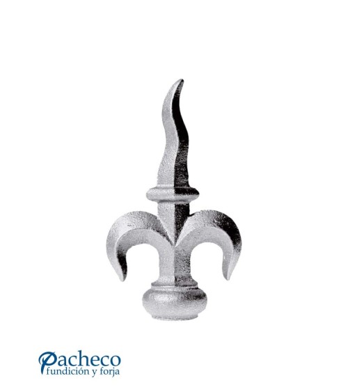 Lanza de Hierro Fundido con Punta Ondulada para Redondo 16 mm