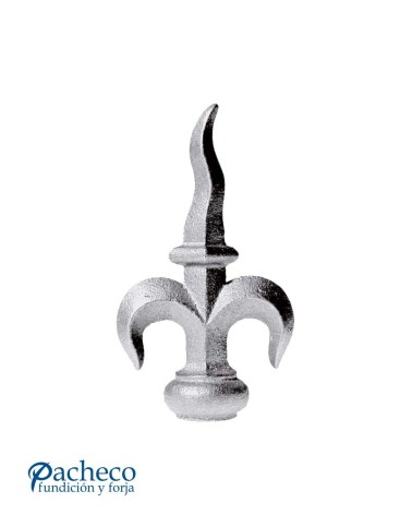 Lanza de Hierro Fundido con Punta Ondulada para Redondo 16 mm