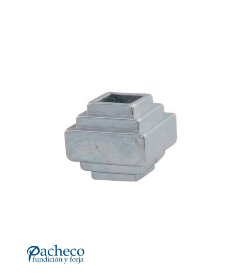 Macolla de Aluminio Fundido Cuadrada para Cuadrado 20 mm