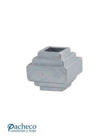 Macolla de Aluminio Fundido Cuadrada para Cuadrado 20 mm