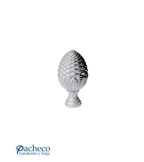 Remate Piña Maciza de Hierro Fundido