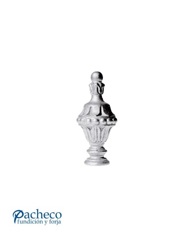 Remate de Hierro Fundido Ornamental Macizo