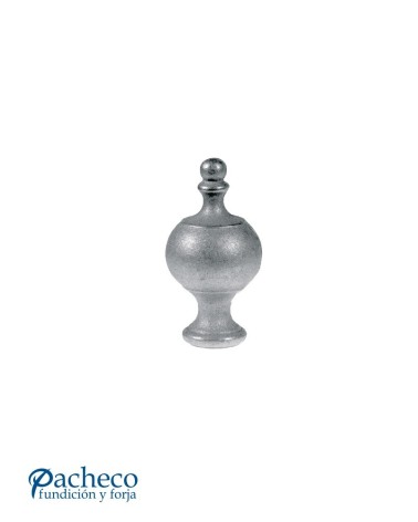 Remate Hueco de Hierro Fundido Tipo Globo