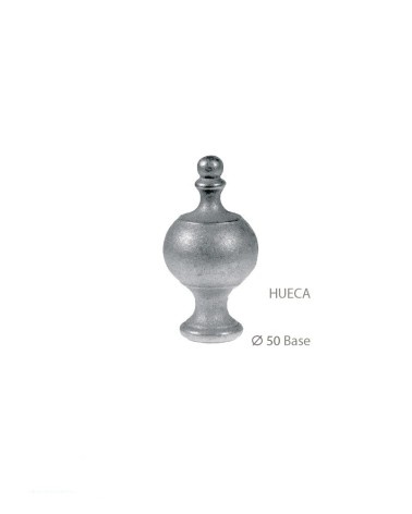 Remate Hueco de Hierro Fundido Tipo Globo