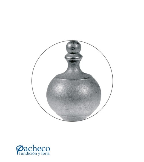 Remate Hueco de Hierro Fundido Tipo Globo Remate Hueco de Hierro Fundido Tipo Globo