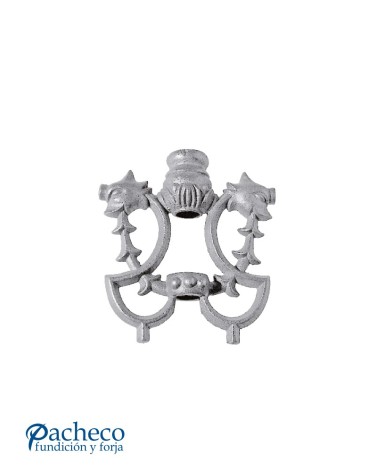 Adorno Central de Hierro Fundido para Redondo 16 mm