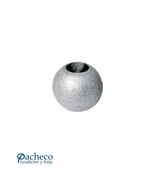 Bola de Hierro Fundidio Pasante para Redondo 16 mm