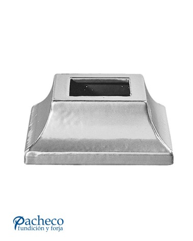 Macolla de Aluminio Fundido Piramidal para Cuadrado 30 - 40 mm
