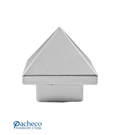 Tapón de Aluminio Fundido Piramidal para Cuadrado 40 - 50 - 60 mm