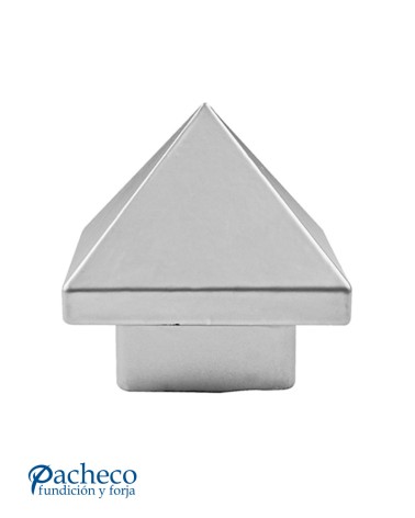 Tapón de Aluminio Fundido Piramidal para Cuadrado 40 - 50 - 60 mm