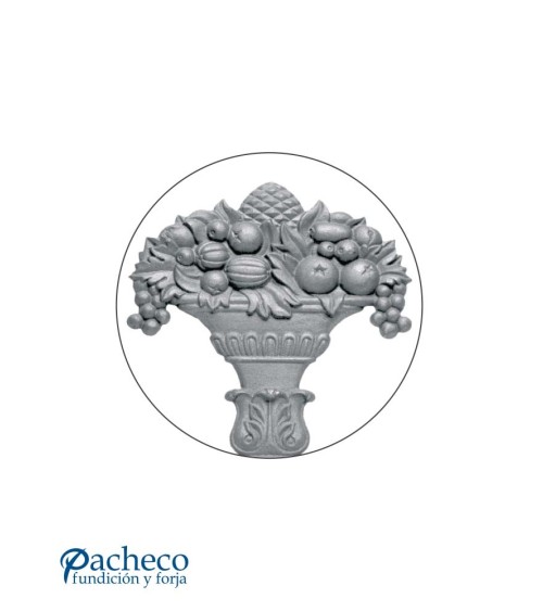 Plafón Ornamental Floral Clásico Relieve Una Cara