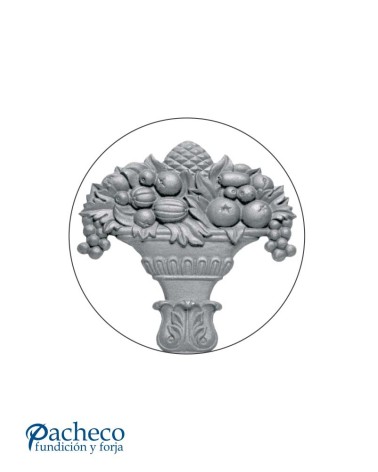 Plafón Ornamental Floral Clásico Relieve Una Cara