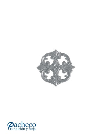 Rosetón con Filigrana de Hierro Fundido