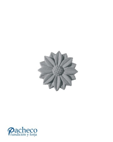 Rosetón Margarita Adorno de Hierro Fundido