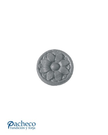 Rosetón Floral Clásico de Hierro Fundido